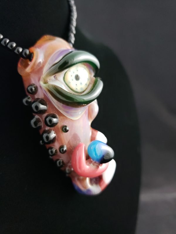 glass creature pendant right side view