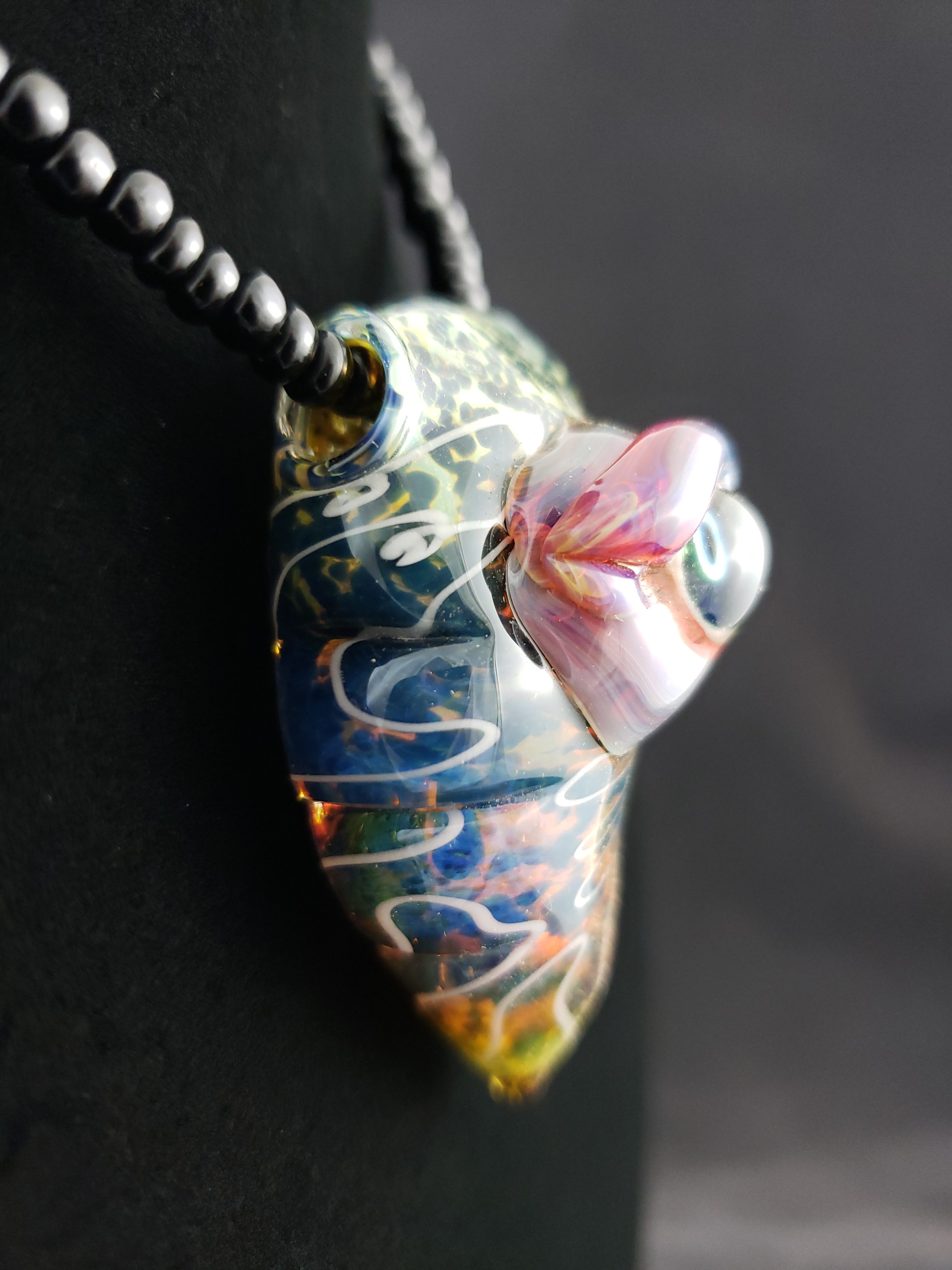 Boro Glass Necklace Pendant | Matt Musick Glass Designs