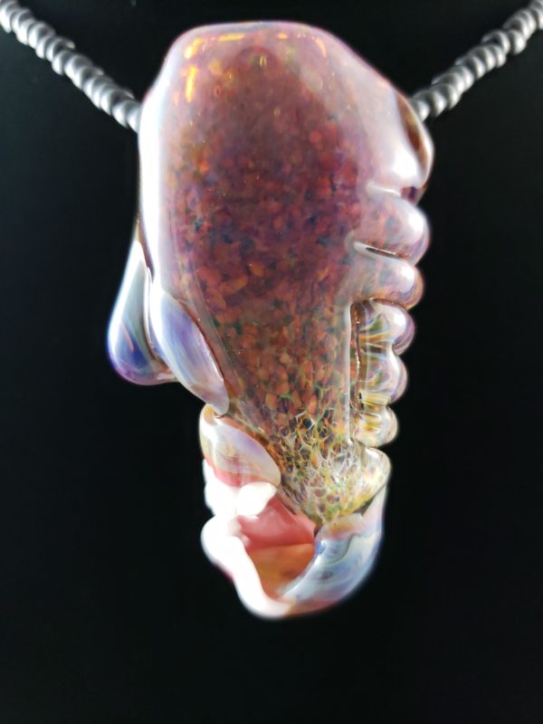 Glass Creature Pendant with tongue back view 4