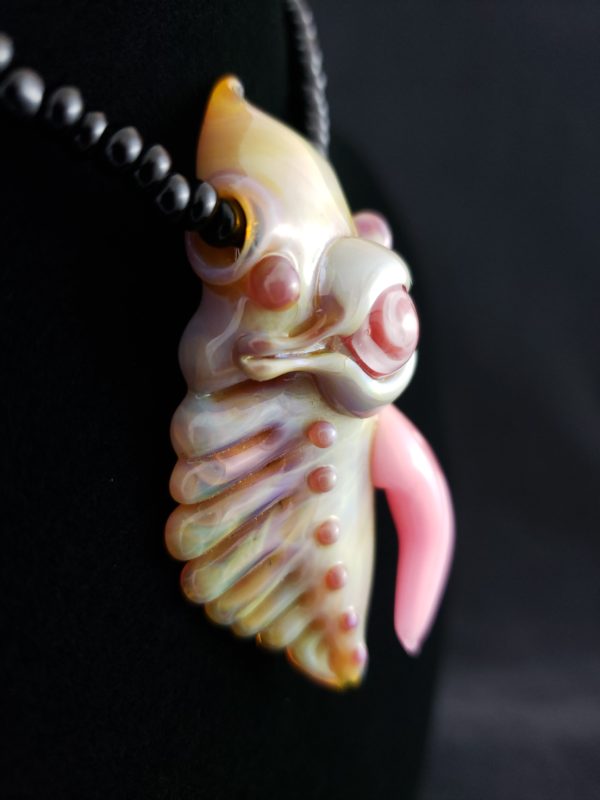 Glass Sea Creature Pendant right side view 21