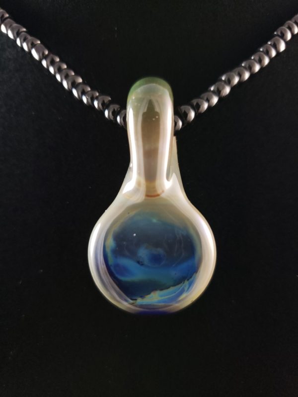 Glass Implosion Pendant back view 75