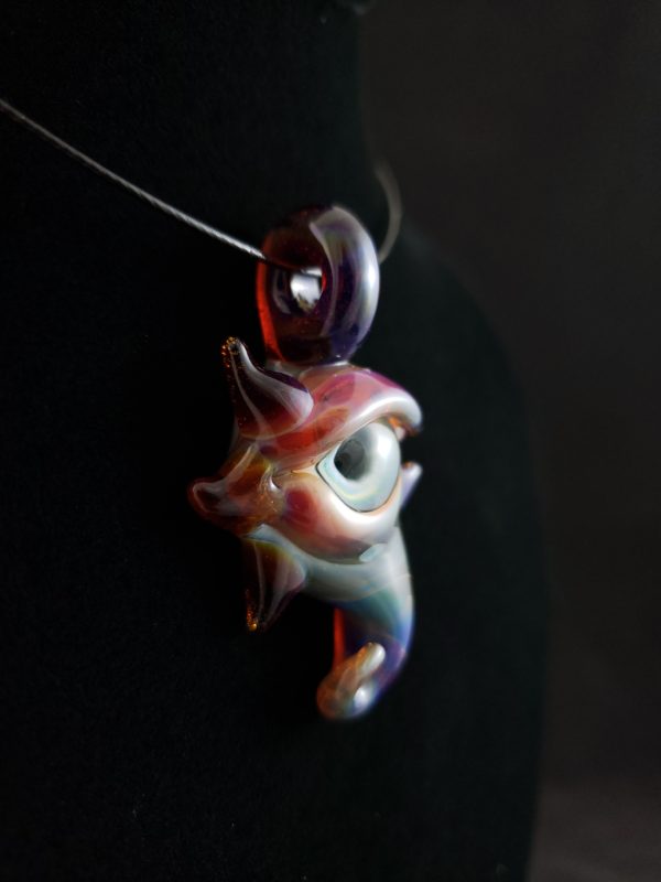 Glass Sea Creature Pendant right 137